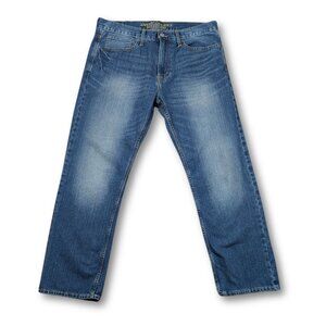 American Eagle Relaxed Straight Jeans Medium Wash Sz 36x30